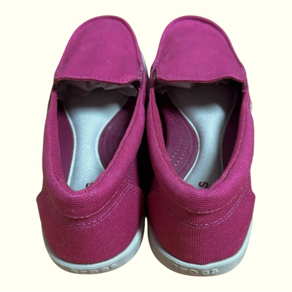 CROCS Walu II Canvas Loafer Women's Size 7 - Picture 4 of 7